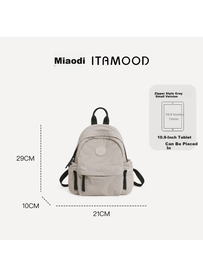MOOD Miaodi Qing 580g Large Capacity Stylish Women's Casual Travel Hiking Backpack Office Laptop Bag Mommy Bag - Image 5
