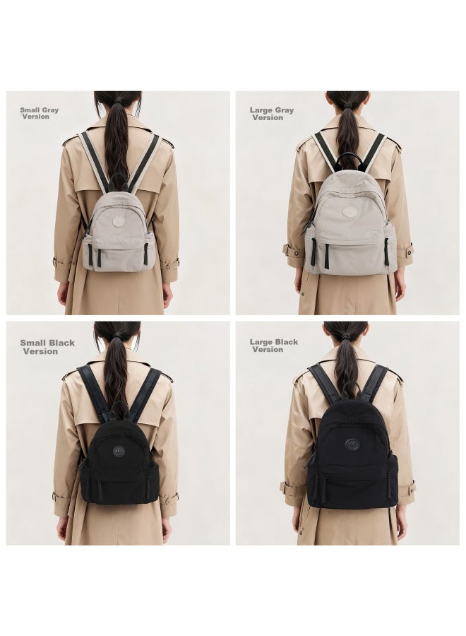 MOOD Miaodi Qing 580g Large Capacity Stylish Women's Casual Travel Hiking Backpack Office Laptop Bag Mommy Bag - Image 2