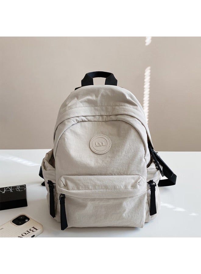 MOOD Miaodi Qing 580g Large Capacity Stylish Women's Casual Travel Hiking Backpack Office Laptop Bag Mommy Bag - Image 3