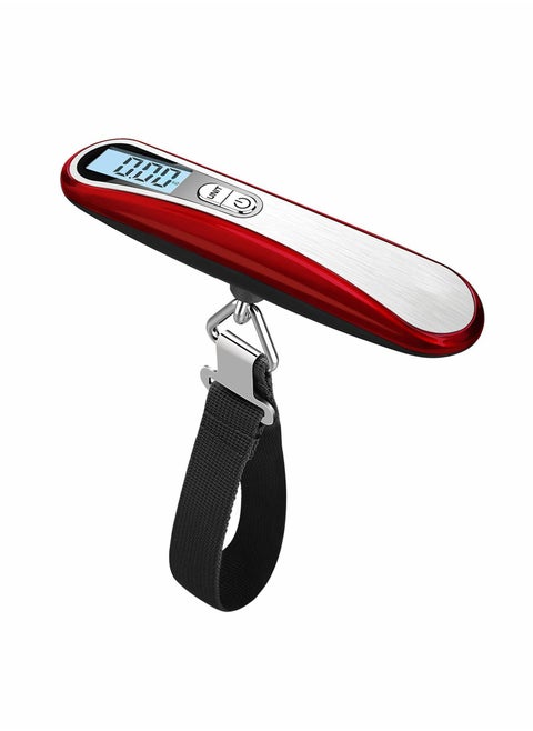 Portable Digital Luggage Scale - Handheld Travel Weighing Scale with Backlight for Suitcases and Bags, High Capacity for Accurate Measurements