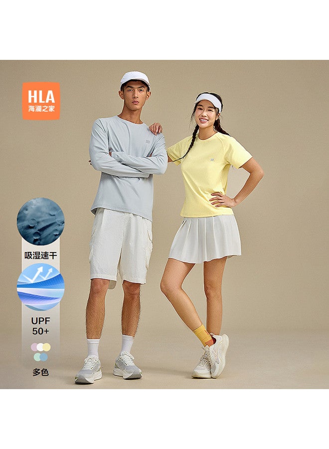 HLA 25 Summer Running Sport Round Neck Moisture-Wicking Quick-Dry Women'S Short-Sleeve T-Shirt - Image 2