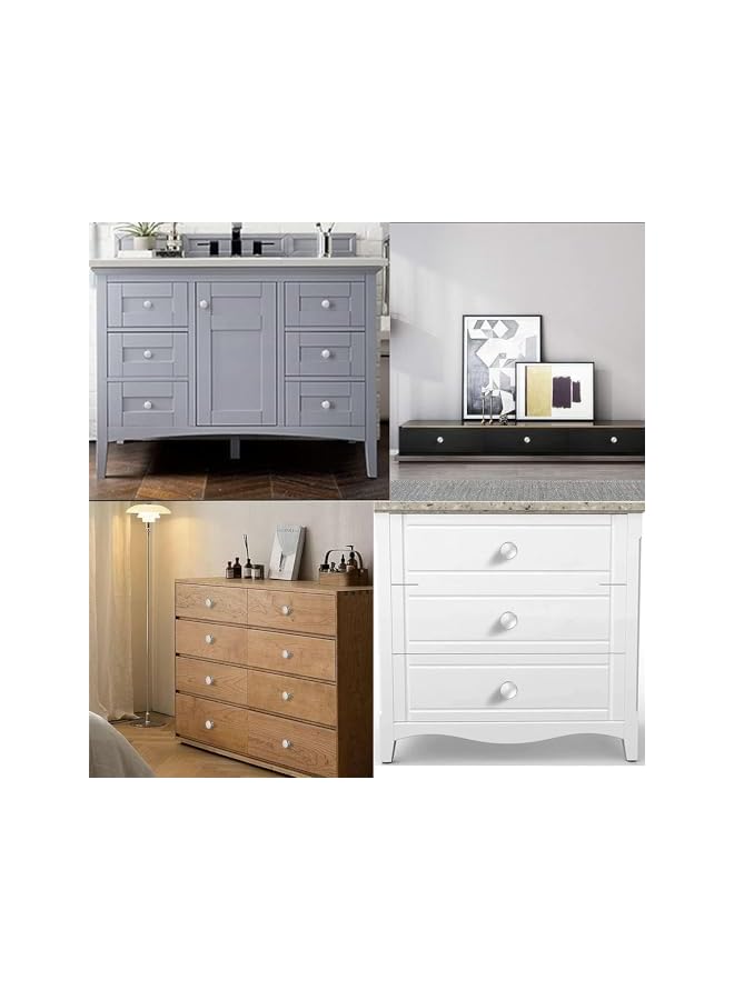 The Bros Kitchen Cabinet Knobs Drawer Knobs Dresser Knobs Matte Black Zinc Knobs Drawer Pulls Door Knobs Dresser Drawer Handles Knobs for Dresser Drawers,4 Packs,Bright Gold - Image 5