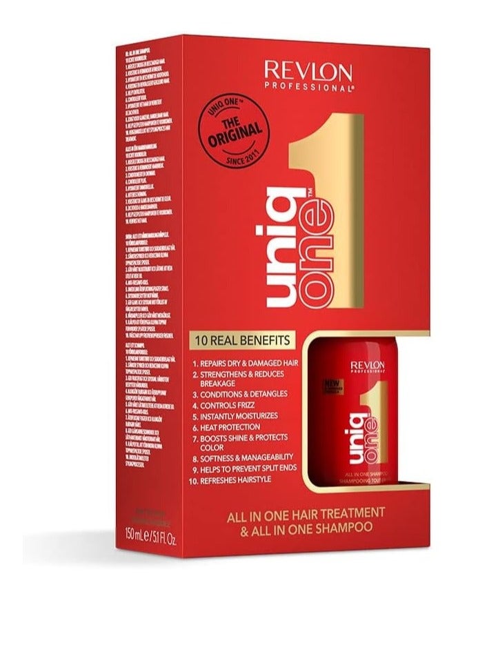 ريفلون علاج الشعر Uniq One ​​All In One 5.1 أونصة/150 مل - Image 1