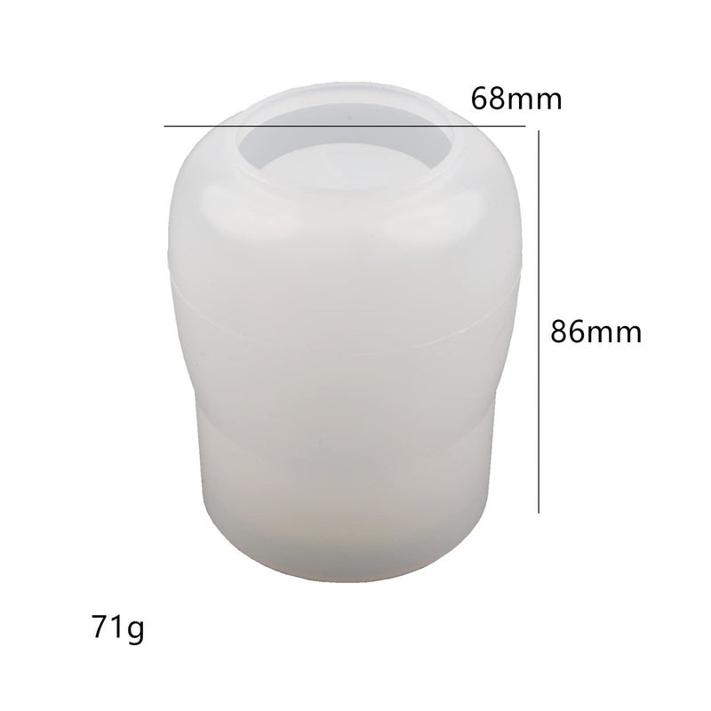 ESEDAGE Silicone Jar Mold - Multi-Purpose Soap, Candle, Coffee Cup & Resin Mold - Image 4