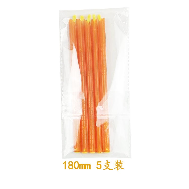 Multifunctional food fresh-keeping sealing clip moisture-proof sealing clip snacks sealing stick tea sealer candy color spot 180mm 5 Pack 