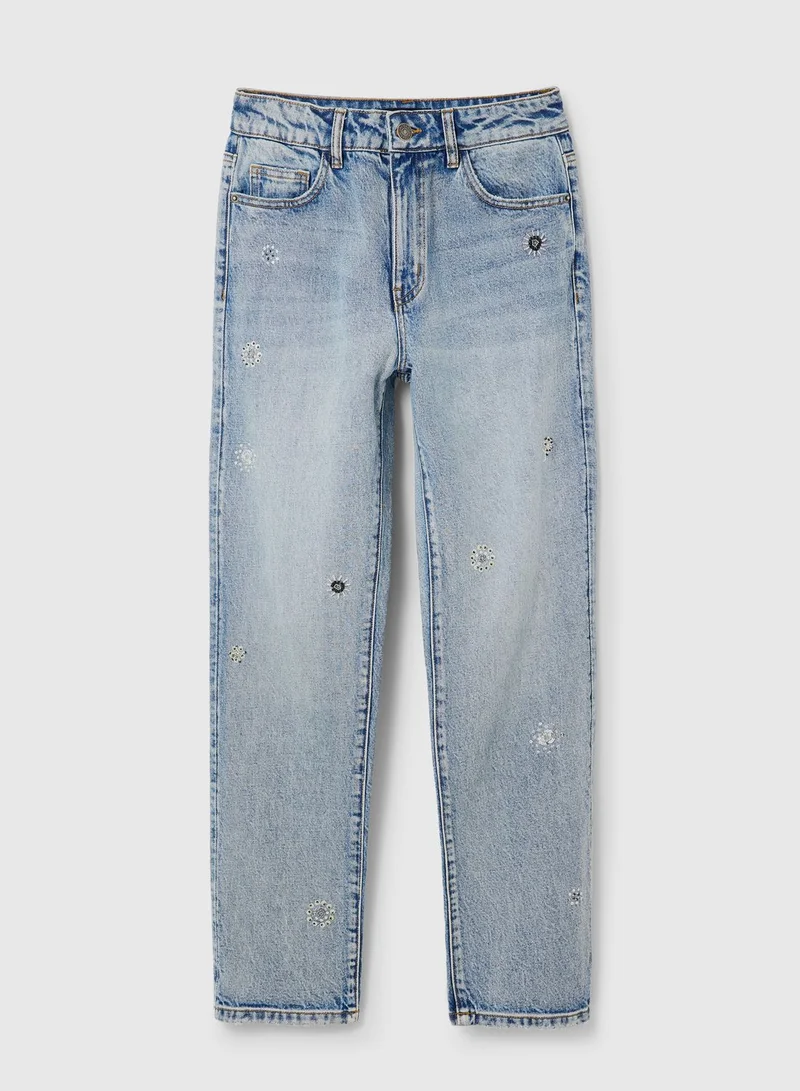 DESIGUAL High Waist Jeans