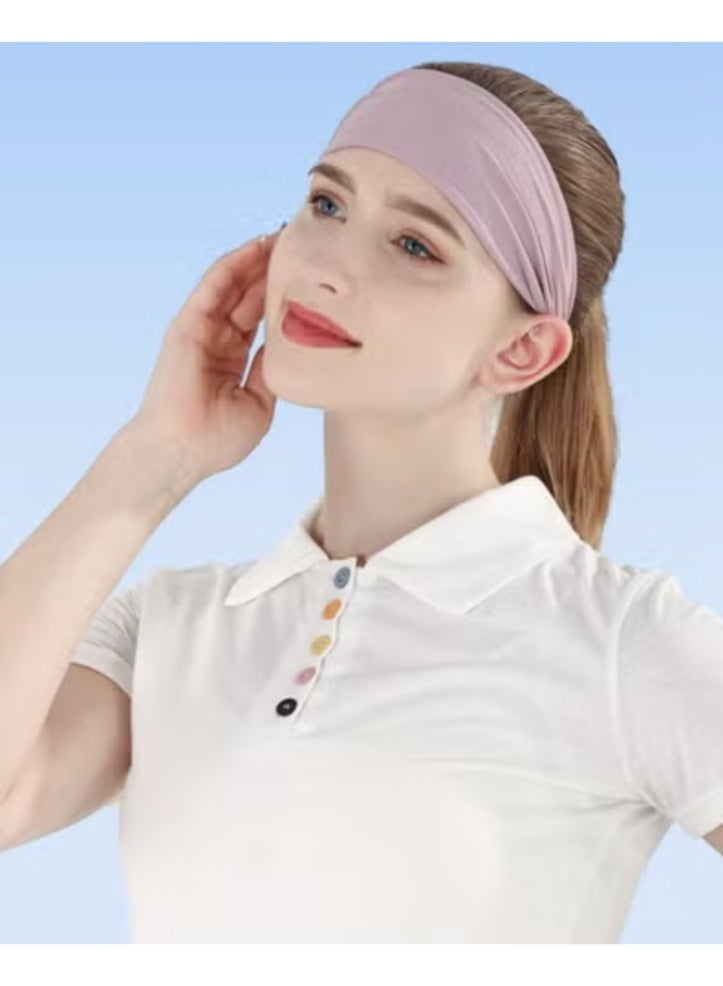 Generic Sports Headband Moisture Wicking Fitness Hair Band for Gym Workout  - Image 2
