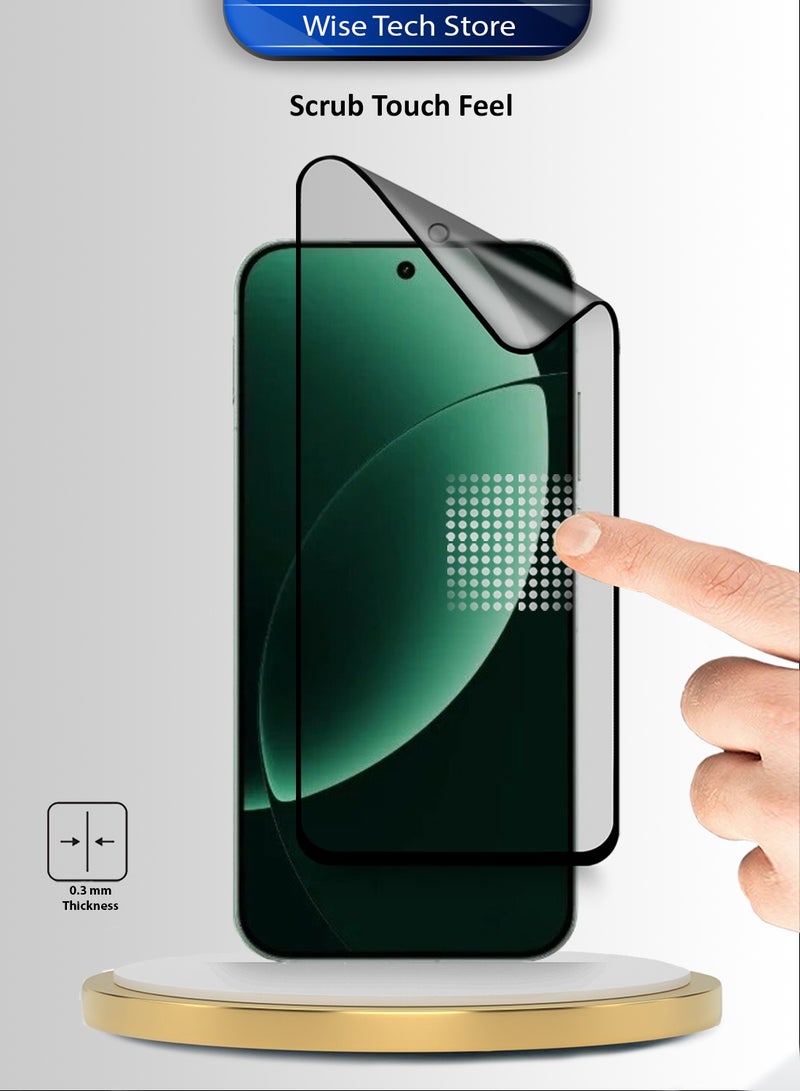 دبليو تيك واقي شاشة مرن مغطى بالكامل من السيراميك النانوي الفاخر لهاتف Realme GT8 5G 2025 (MSCNMN) - شفاف/أسود - Image 4