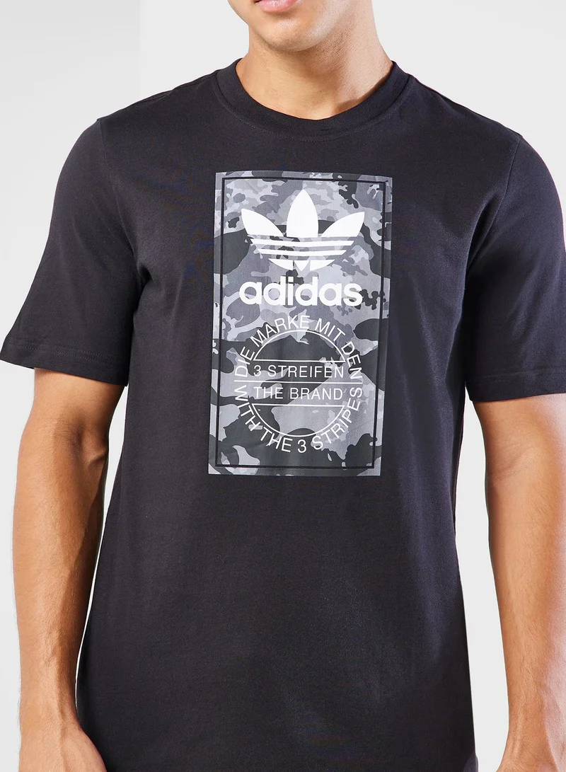 adidas Originals Graphics Camo Tongue Label T-Shirt