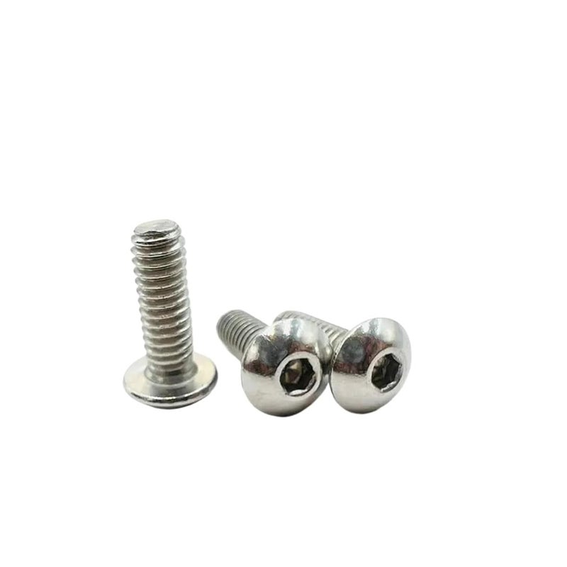 304 Stainless Steel Allen Hex Socket Button Head Screw Bolts 2 56 4 40 6 32 8 32 US Coarse Thread 50 Pcs - Image 2