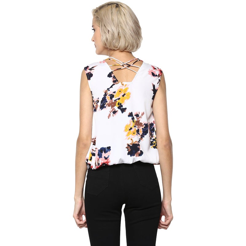 RARE Womens Top EP1310BM White Medium - Image 2