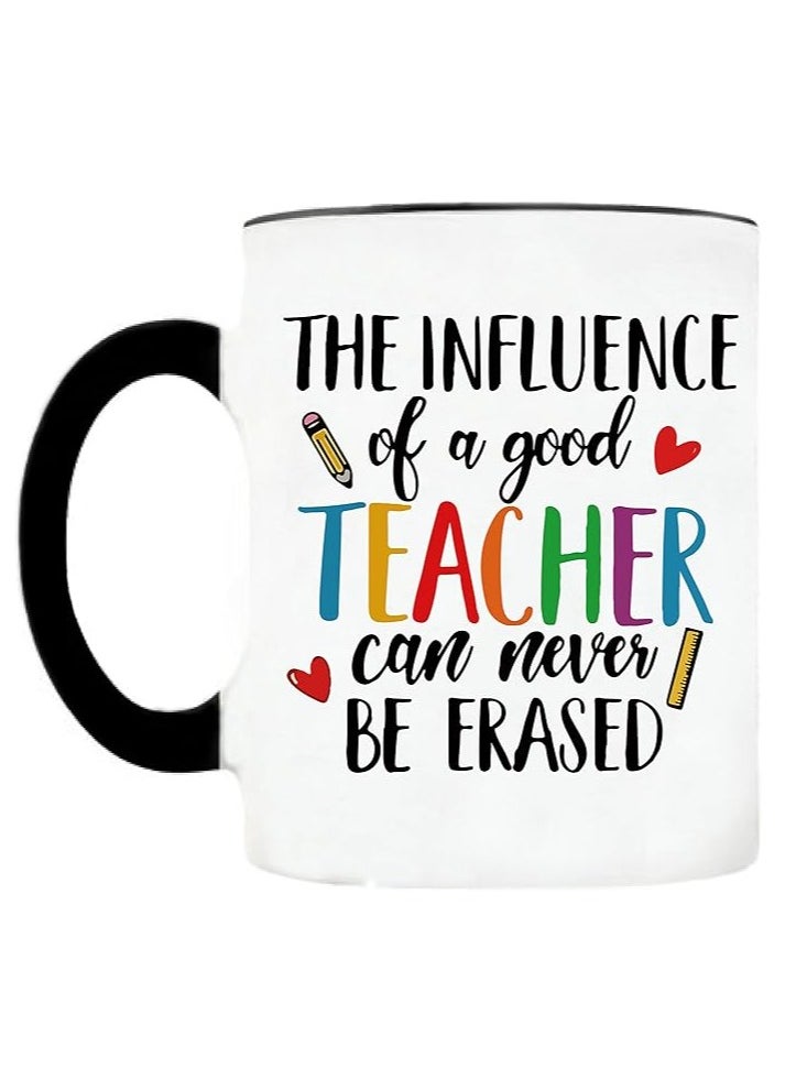 PRINTSHOP4ME Teacher's Day Magic Mug for Best Teacher Ever - Birthday Gifts from Students Children - Gifts for Teacher- Ceramic Mug - Black Handle - 11 Oz  - Image 1