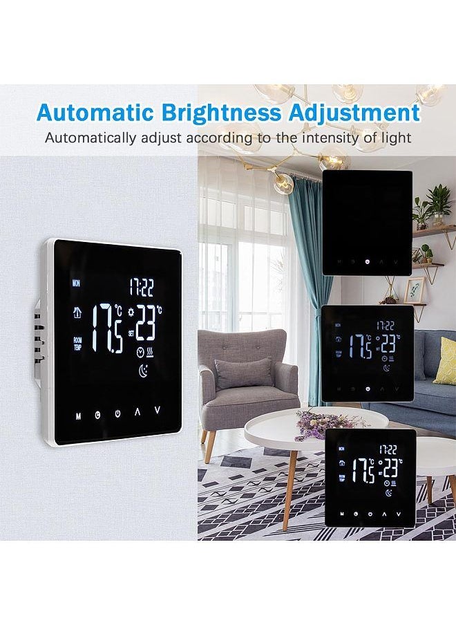 Generic WiFi Smart Thermostat Temperature Controller for Water Heating LCD Display Touch Screen Week Programmable App Control  - Image 2