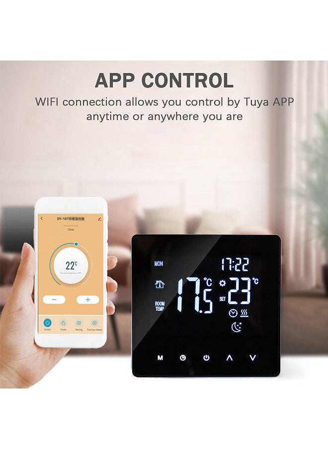 Generic WiFi Smart Thermostat Temperature Controller for Water Heating LCD Display Touch Screen Week Programmable App Control  - Image 5