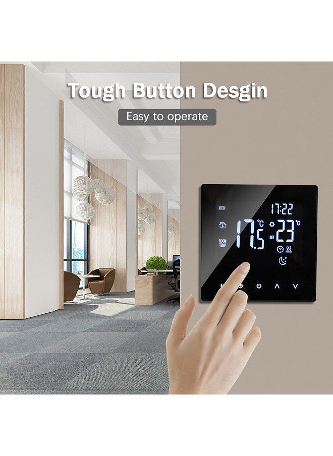 Generic WiFi Smart Thermostat Temperature Controller for Water Heating LCD Display Touch Screen Week Programmable App Control  - Image 4