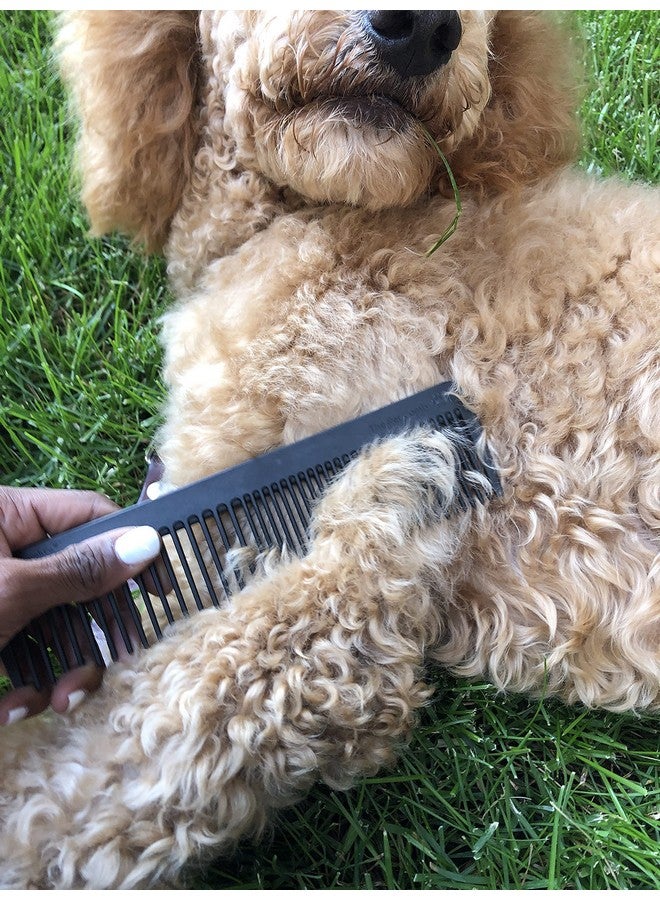 Chicago Comb No. 9 Pet, the XL Comb for Man or Beast, Carbon Fiber, Made in USA - Image 3