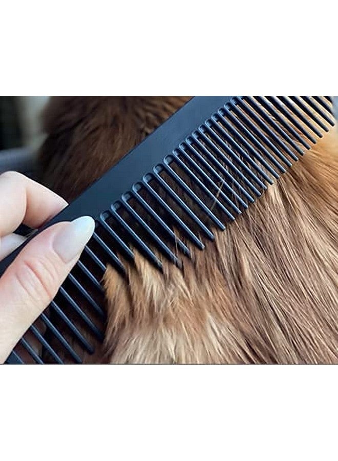 Chicago Comb No. 9 Pet, the XL Comb for Man or Beast, Carbon Fiber, Made in USA - Image 4