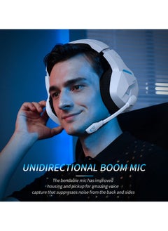 BINNUNE BW01 2.4G/Bluetooth Wireless Gaming Headset With Microphone For PC PS4 PS5 USB Gamer Headphones With Mic  - Image 4