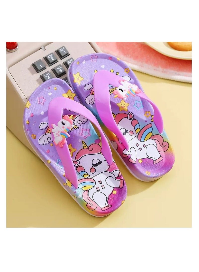 Girls Flip Flop Sandal for Kidd Outdoor Beach Pool Little Kids Slippers