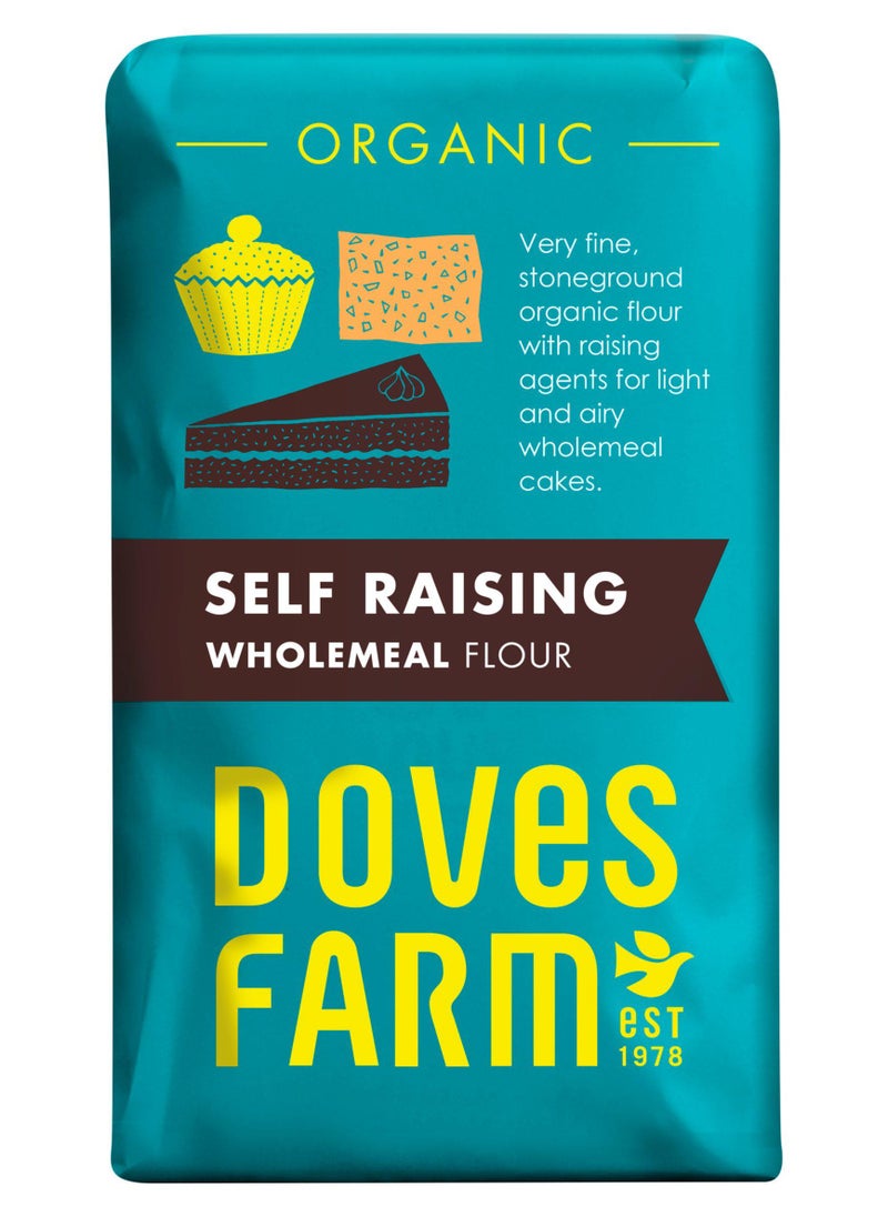 Doves farm - Organic Self Raising Wholemeal Flour 1 Kg - Image 1