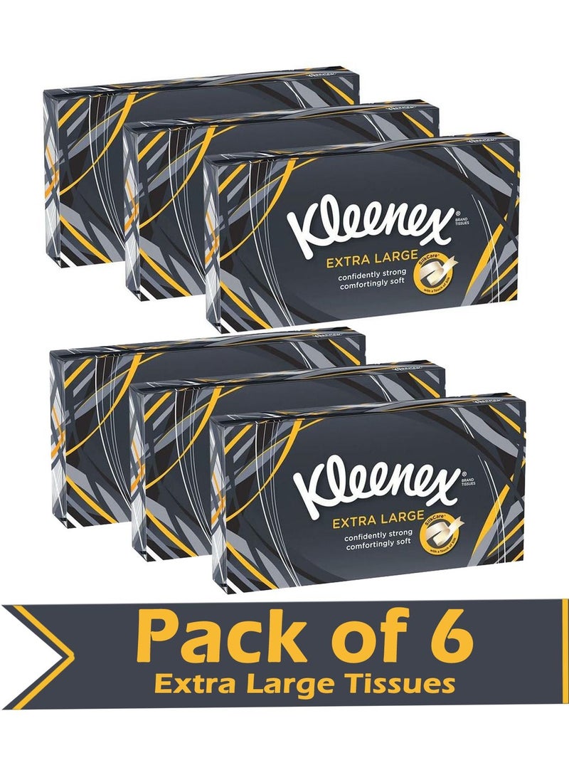 Kleenex 6-Piece Strong and Soft Extra Large 2 Ply XL Facial Tissue  - Image 1
