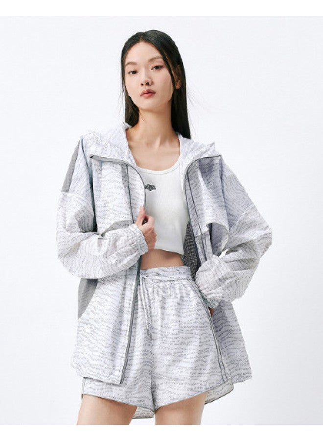Waxbird Summer Loose Hooded Drop Shoulder Sleeve Jacket For Women - Image 1
