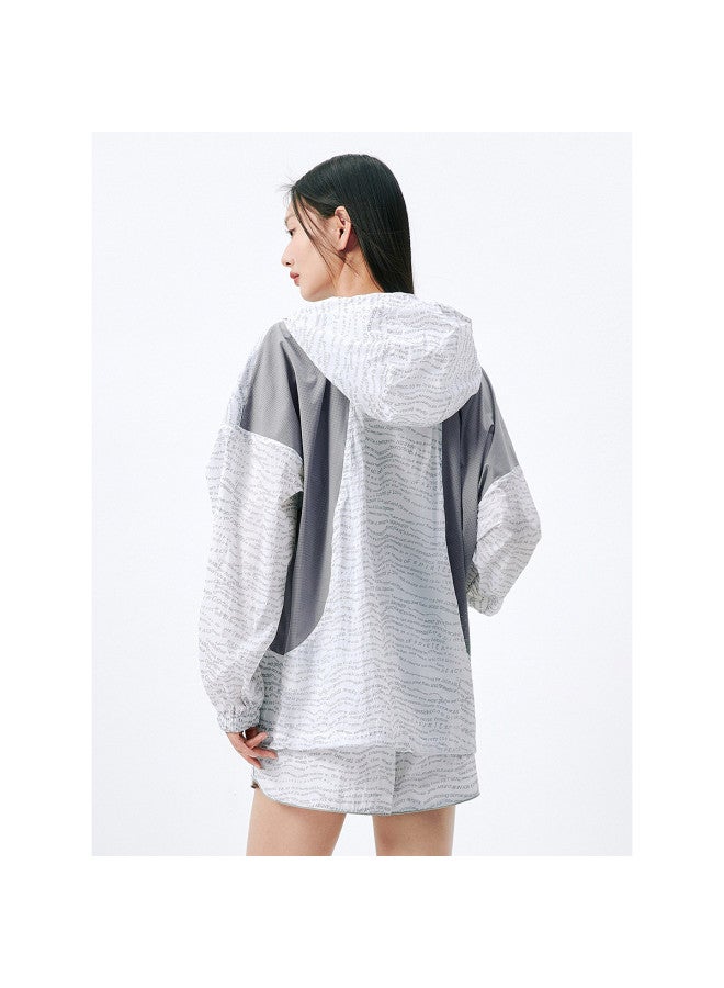 Waxbird Summer Loose Hooded Drop Shoulder Sleeve Jacket For Women - Image 4