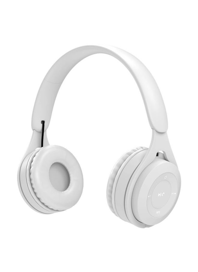 Generic Bluetooth Headset Luminous Wireless Subwoofer Noise Reduction E-sports Game Super Long Standby Mobile Phone Computer With Mai-Color:Simple White (y08 Minimalist Version★Android Interface★Bluetooth 5.0★360 Surround Sound)★4-6 Hours Battery Life  - Image 1