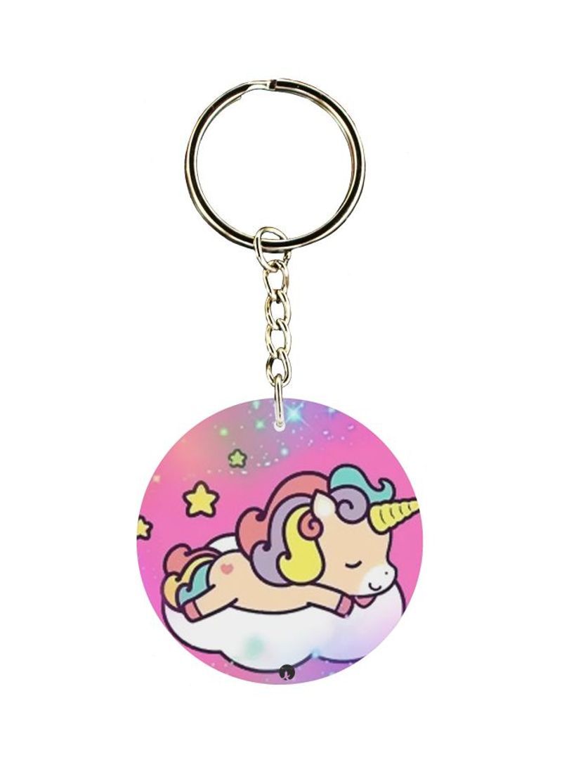 RKN Unicorn Printed Keychain