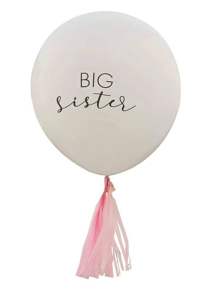 Ginger Ray Big Sister Balloon - White