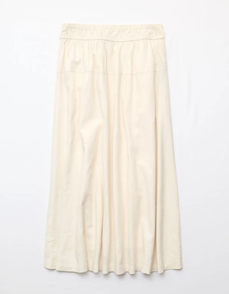 American Eagle  AE Linen-Blend Maxi Skirt for Women | Best Price UAE