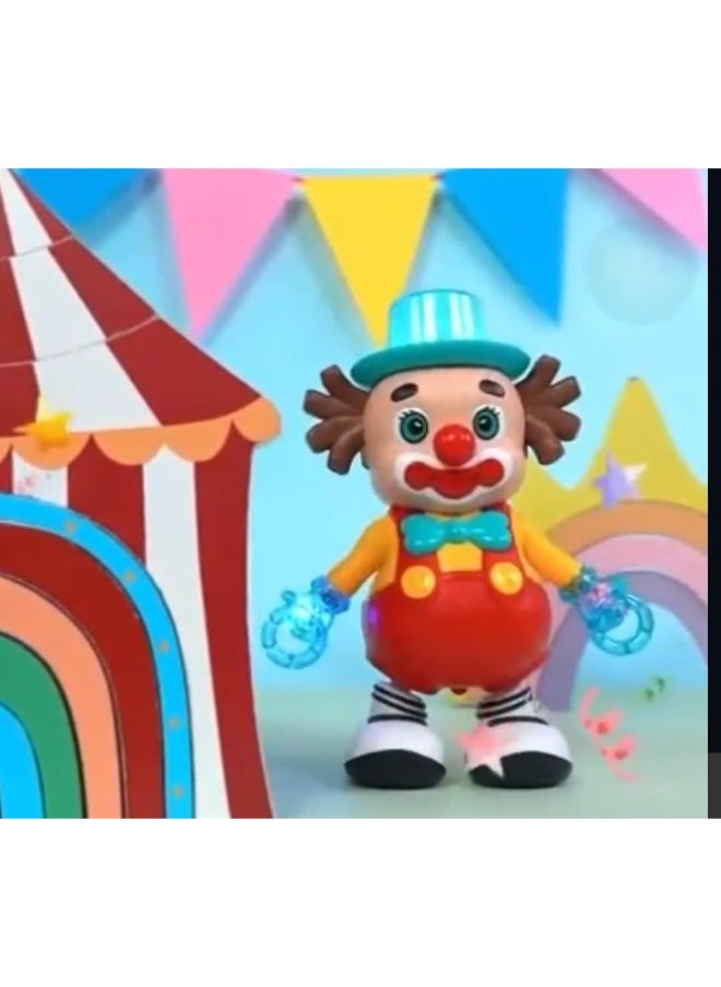 TOY GARDEN Battery Operated Dancing Clown Toy – Fun Performance with Lights and Sound  - Image 4