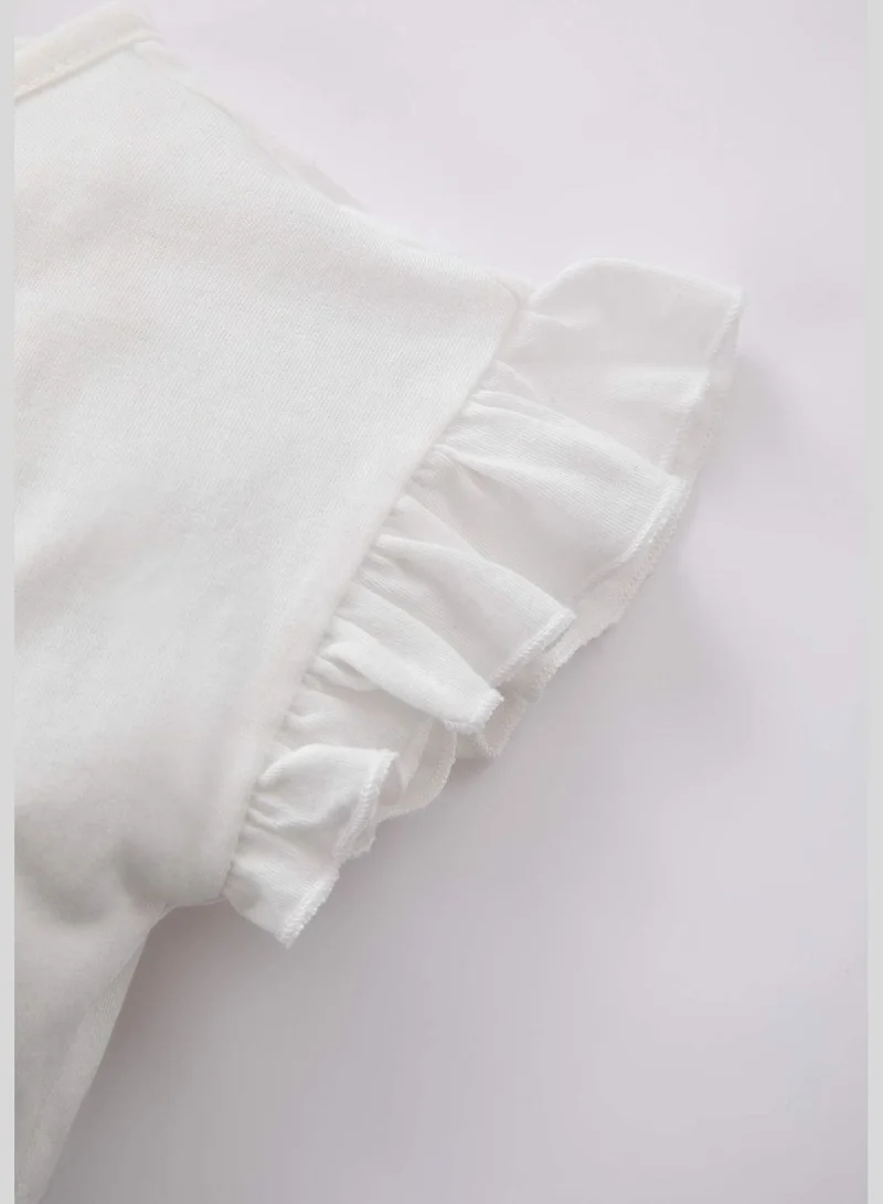 DeFacto 2 Pack BabyGirl Bike Neck Short Sleeve Woven Set