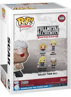Funko Funko Pop! Animation: FMA: B - Scar - Glow In the Dark - Full Metal Alchemist - Special Edition - Collectable Vinyl Figure  - Image 3