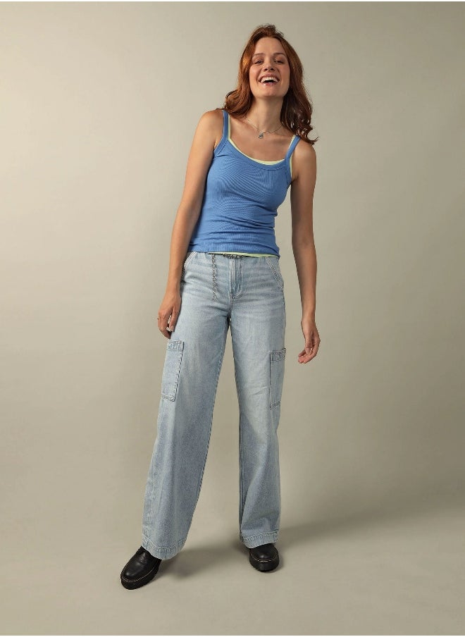 American Eagle - AE Cropped Classic Tank Top - Image 1