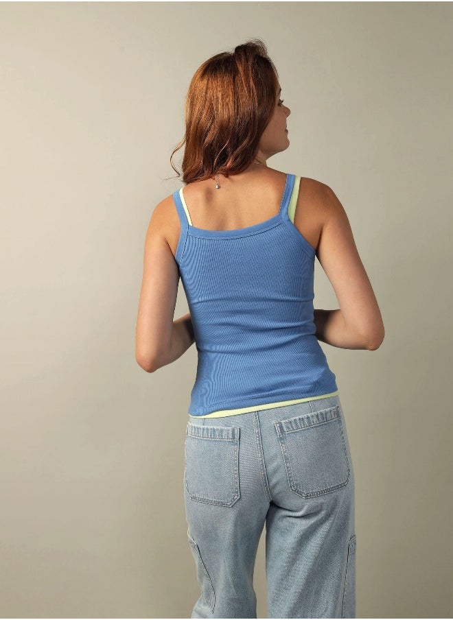 American Eagle - AE Cropped Classic Tank Top - Image 1