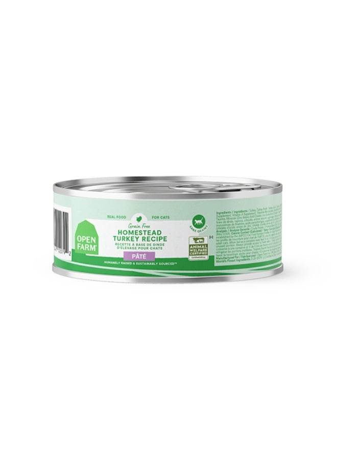 Open Farm Homestead Turkey Pate Wet Cat Food - 150G - Image 1