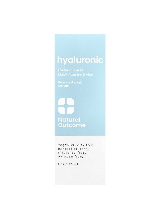 natural outcome Natural Outcome, Hyaluronic, Rescue Repair Serum, Fragrance Free, 1 oz (30 ml)  - Image 2