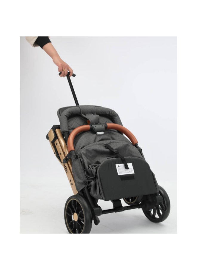 Kidilo - Lightweight Baby Stroller with Foot Cover and Pull Rod, Model K10G - Image 1