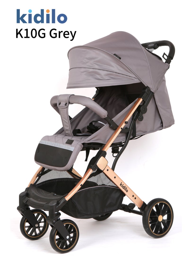 Kidilo - Lightweight Baby Stroller with Foot Cover and Pull Rod, Model K10G - Image 1