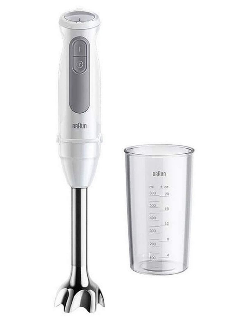 BRAUN Multiquick 5 Hand Blender With Powerbell Plus Technology 1000 W White 600 ML Cup MQ 50001 M - Image 1