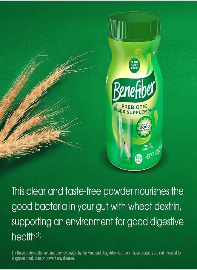 Benefiber Benefiber Daily Prebiotic Fiber Supplement Powder for Digestive Health, Daily Fiber Powder, Unflavored - 62 Servings (8.7 Ounces)  - Image 4