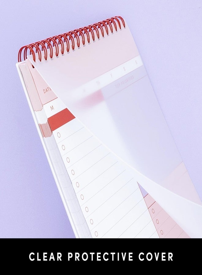 PAPERAGE To Do List Notepad, Daily To Do List Notebook, 60 Double-sided Tear-off Sheets, 1 Pack, 6.5" x 9.5", Undated Daily Planner Checklist for Office, School or Home (Pastel Rainbow Stripe) - Image 5