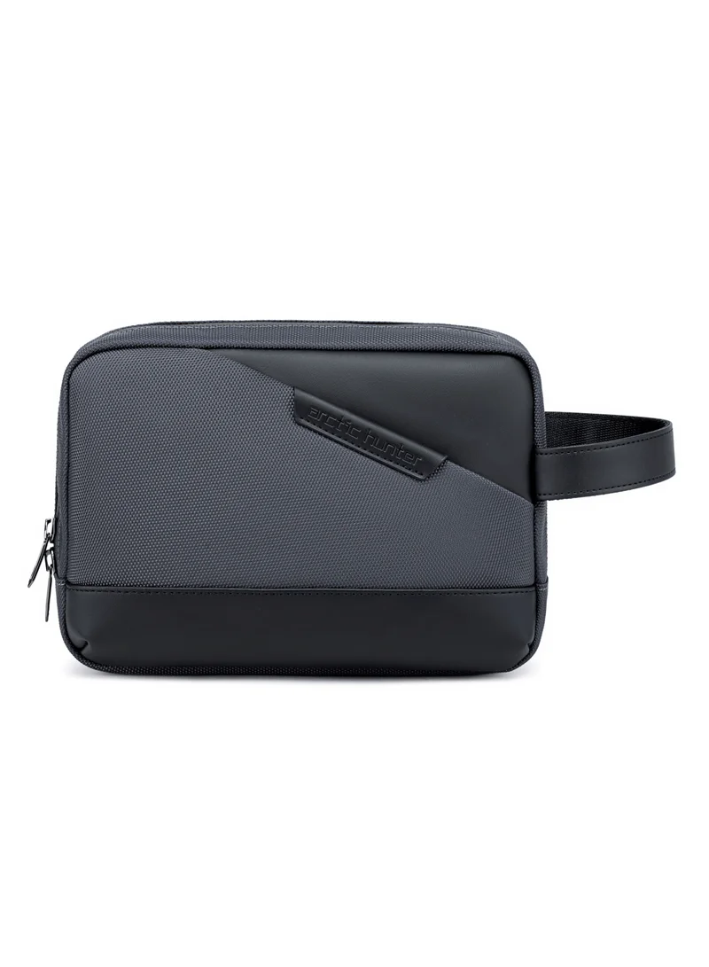 ARCTIC HUNTER Unisex Clutch Bag Durable Premium Water Resistant Carry All Bag with Multiple Pockets for Men and Women K00691 Grey