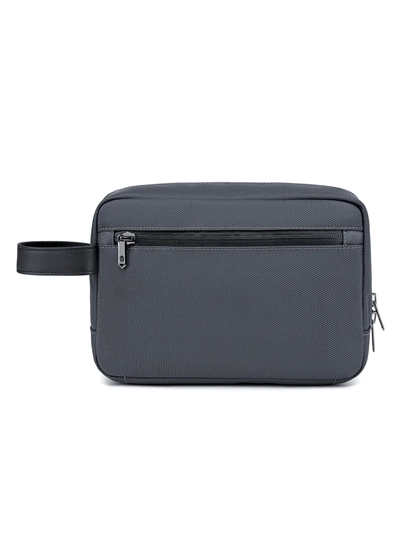 ARCTIC HUNTER Unisex Clutch Bag Durable Premium Water Resistant Carry All Bag with Multiple Pockets for Men and Women K00691 Grey