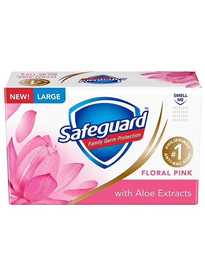 Safeguard Floral Pink With Aloe Extracts Soap 115g - Image 1