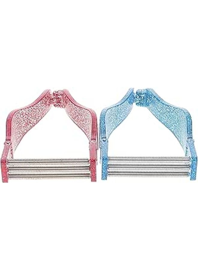 2 Pack Facial Hair Remover Spring Epilator For Women Upper Lip Chin Cheeks Neck - Image 1