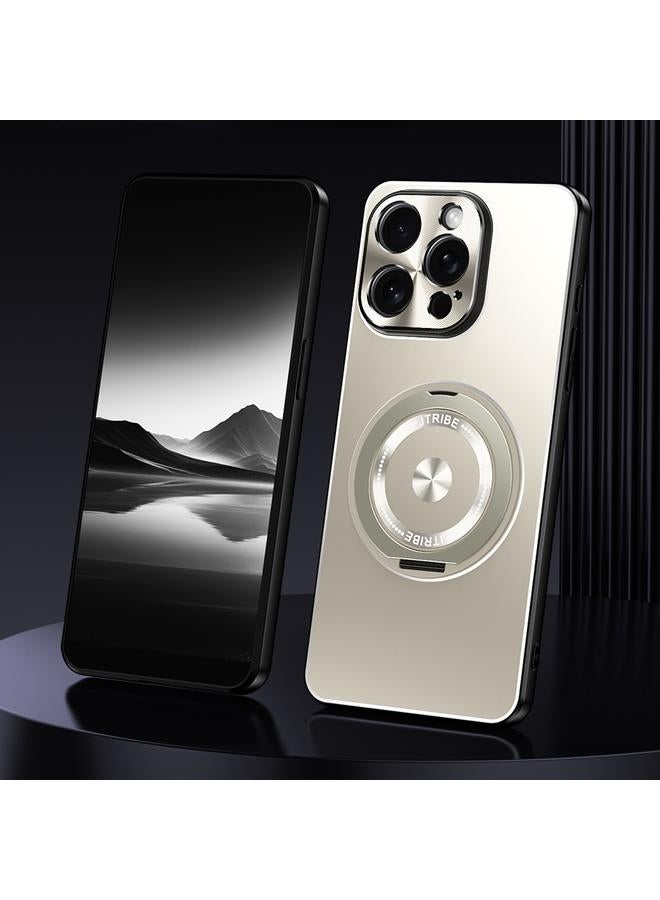 اس-توب جراب لهاتف iPhone 14 Pro Max مع حامل دوار معدني غير لامع - Image 1
