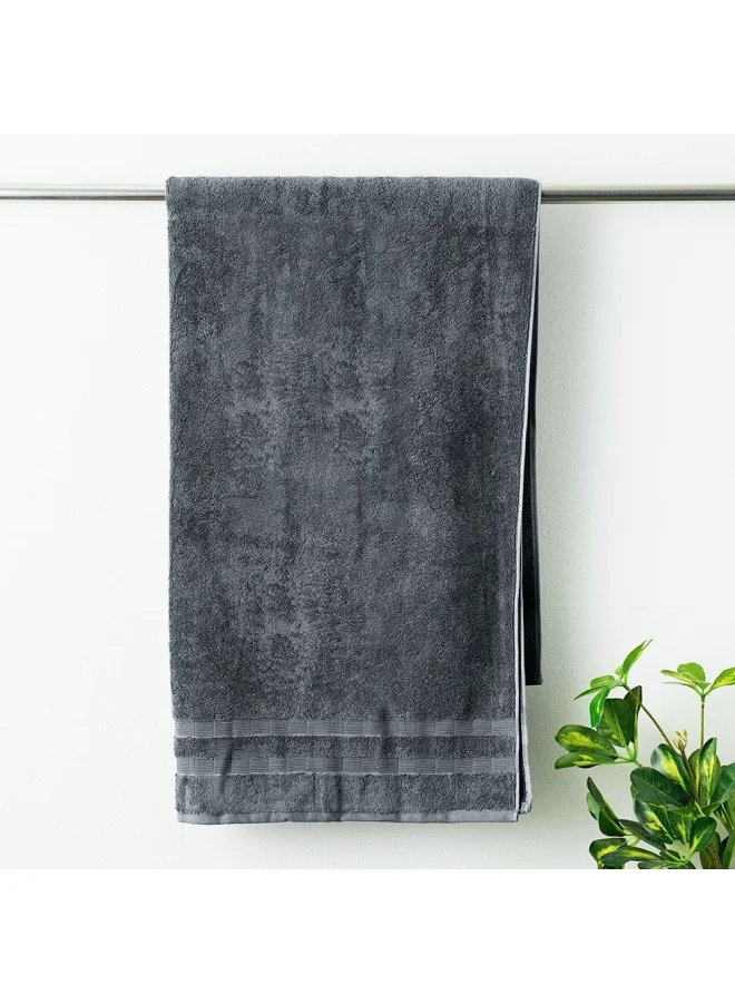 DANUBE HOME Ideal High Bulk Bath Sheet 90x150 Cm Charcoal Grey