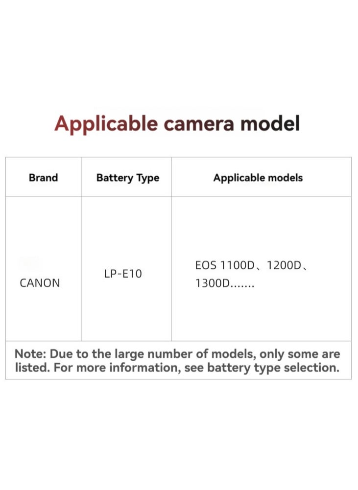 KingMa - Compatible with Canon EOS1200d 2000D 4000D DSLR camera battery charger - Image 1